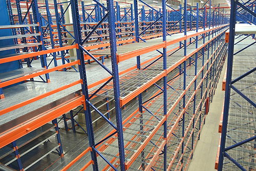 Is wire decking required for pallet racking?